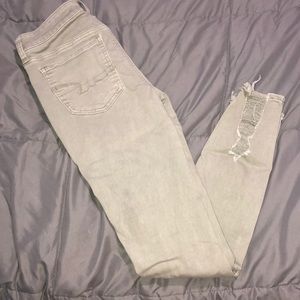 American eagle green jeggings